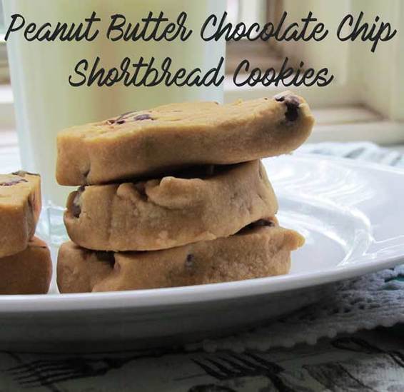 Peanut Butter Shortbread Cookies